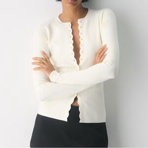 Aritzia Wilfred Cream Knit Sweater